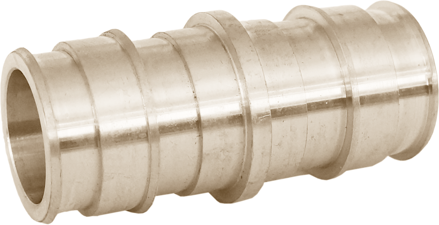PEX-A coupling with expansion ring